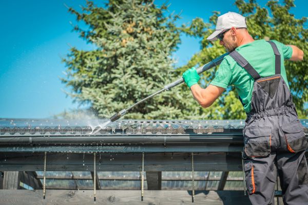 Gutter Power Washing in Palm Bay