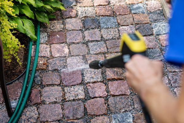 Paver Sidewalk Cleaning in Palm Bay